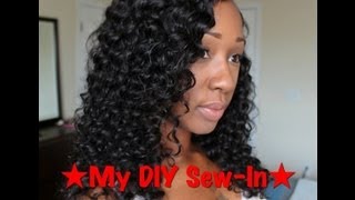 My DIY Sew-in!! Elle's Virgin Hair Affair