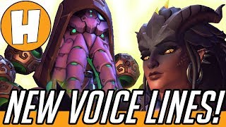 Overwatch - NEW Halloween Skin Voice Lines - Cultist Zenyatta, Dragon Symmetra + More! | Hammeh