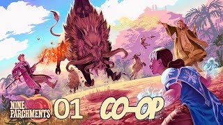 Yes, It's Like Magicka - Nine Parchments Co-op #1 [Nine Parchments Multiplayer Gameplay]