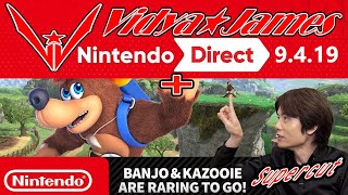 Live Reaction Supercut: Nintendo Direct 9.14.17 + Mr. Sakurai Presents "Banjo & Kazooie"