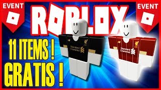 [Ya ha empezado!!] EVENTO de ROBLOX 11 ITEMS DE ROPA GRATIS!! (Liverpool)