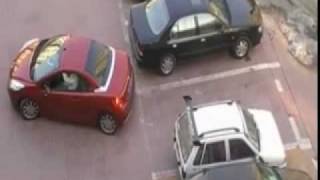 women fighting for parking space