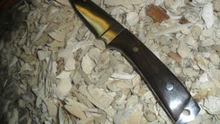 Самодельный нож .Custom снегирь.Процесс изготовления и тесты