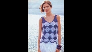 Топ из Мотивов Крючком - модели - 2019 / Top of the Crochet Motives