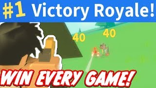 HOW TO WIN EVERY GAME!  (ROBLOX FORTNITE BATTLE ROYAL)