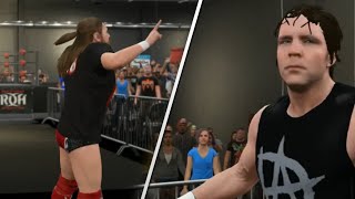 WWE 2K15 PC Mod - Updated Look + ROH Ring! (Bryan vs Ambrose)