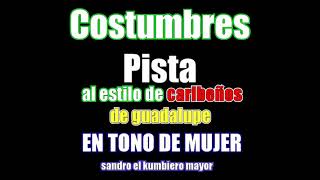 COSTUMBRES-Caribeños-Hnos Silva-karina-P.Lescano-PISTA-karaoke-tono de MUJER ¡¡GRATIS!! Rocío D.
