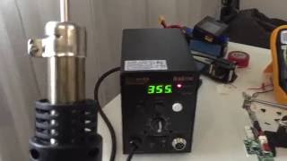 Работа с паяльной станцией Bakon SBK8586