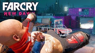 Far Cry New Dawn - MELEE ONLY STEALTH OUTPOST CHALLENGE (Far Cry New Dawn Free Roam) #7