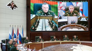 Заседание совместной коллегии министерств обороны России и Белоруссии