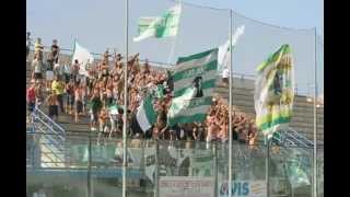 video curva nord in trasfera al fanuzzi     26 agosto 2012