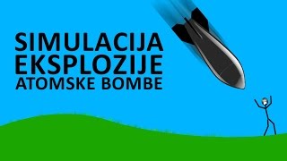 Simulacija eksplozije atomske bombe