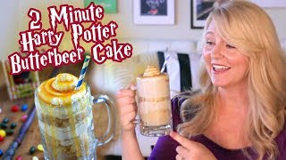 Harry Potter Butterbeer - Microwave Cake in a Mug! | EASY Recipe