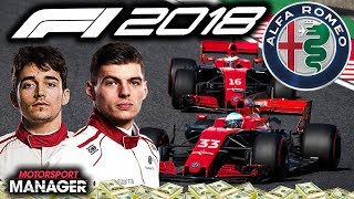 WE'RE BACK! - F1 2018 Alfa Romeo Manager Career Part 77 - INTENSE END TO THE RACE!