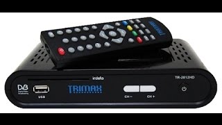 Поиск каналов на Т2 приставке Trimax TR 2012 HD plus