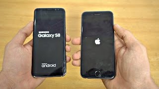 Samsung Galaxy S8 vs iPhone 6S - Speed Test! (4K)