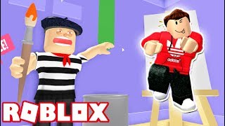 CAN I ESCAPE BEING TRAPPED IN A PAINTING? (RedHatter Roblox)