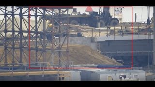 КРЫМСКИЙ МОСТ.Строительство сегодня 04.03.18. ТП полностью отсыпана на нужную высоту !
