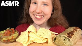 ASMR CHIPOTLE BURRITO ? & CHIPS MUKBANG (No Talking) REAL EATING SOUNDS | SongByrd ASMR