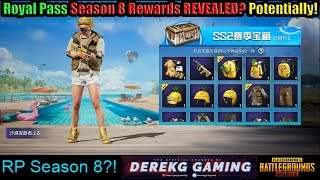 PUBG Mobile Season 8 Royal Pass Rewards REVEALED?!? Chinese Game for Peace S2 Offers Clues!