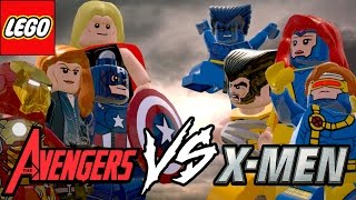 LEGO Marvel Super Heroes | Vingadores VS X-Men PARTE 1 em Briga de Herois #32