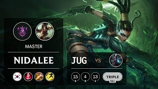 Nidalee Jungle vs Ekko - KR Master Patch 10.1