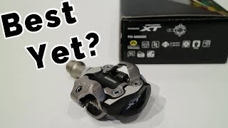 The new Shimano XT PD-M8000 MTB Pedals weighed and compared to M780