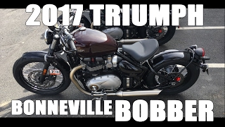 Обзор-Тест драйв: 2017 Triumph Bonneville Bobber | Триумф Боневиль Боббер | Триумф Боббер