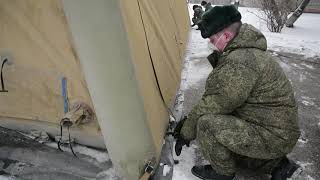 Завершение работы мобильного госпиталя Минобороны в Хакасии