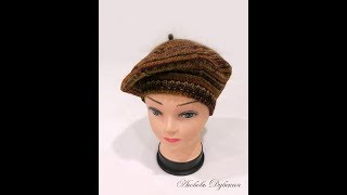 Берет на любой размер. Мастер класс для начинающих. Knitting cap for any size. Master Class.