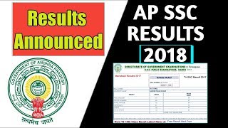 AP SSC Results 2018 Released Today  || AP 10th 2018 Results |పదోతరగతి ఫలితాలు 2018