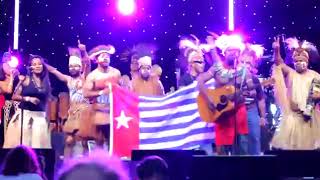 George Telek and the sound of West Papua freedom at Olympic Games music event, London 2012
