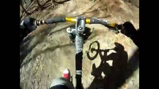 Local MTB Freeride/Downhill Trails... m. 9 Meter Jump!(Go Pro 960-Brustgurt)