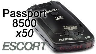 Escort Passport 8500 X50 INTL — радар-детектор (антирадар) — видео обзор 130.com.ua