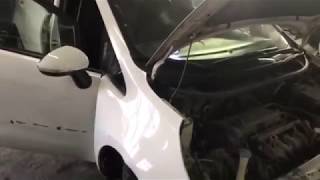 Kia Rio 2016г снятие переднего крыла