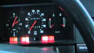 Volvo 240 GL -90 cold start -20
