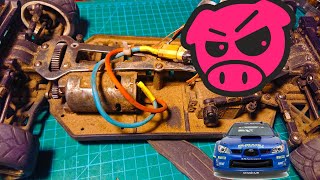 Делаю из ХЛАМА дешевый дрифт корч rc 1/10 стадия подготовки