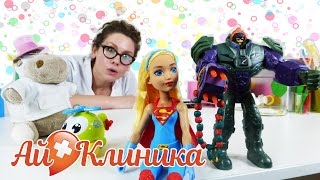 СУПЕРГЕРЛ заболела из-за подарка ЛЕКСА ЛЮТОРА! ДОКТОР АЙ, на помощь!