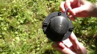 триммер Efco 8100 - установка лески в катушку