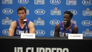 Danilo Gallinari and Patrick Beverley Press Conference | 2018 LA Clippers Media Day