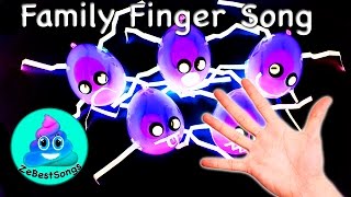 Finger Family Balloons | Halloween Spider Song | Best Kids Songs