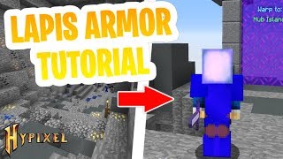 Hypixel Skyblock Tutorial - How To Get Lapis Armour!!