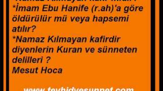 Namaz kılmayan kafirmidir?