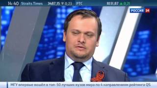 В. Груздев в эфире канала "Россия 24"