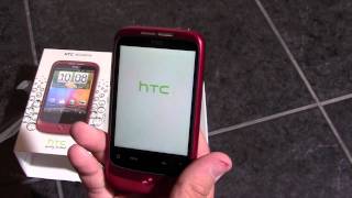 Uppackning av HTC WIldfire
