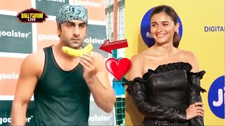 Alia Bhatt in LOVE with Ranbir Kapoor's BANANA Smile??