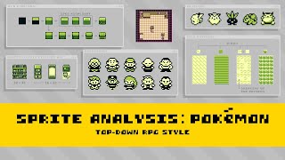 Sprite Analysis: Top-Down RPG Pixel Art (Pokémon)