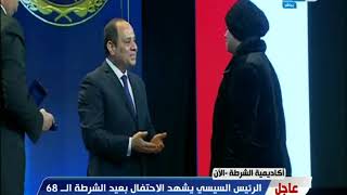 الرئيس السيسي يكرم أسر الشهداء في عيد الشرطة