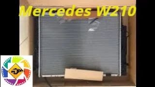 Mercedes W210 3.2l замена радиатора Replacing the radiator