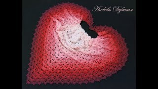 Шаль. Мастер класс. Shawl. Master Class.